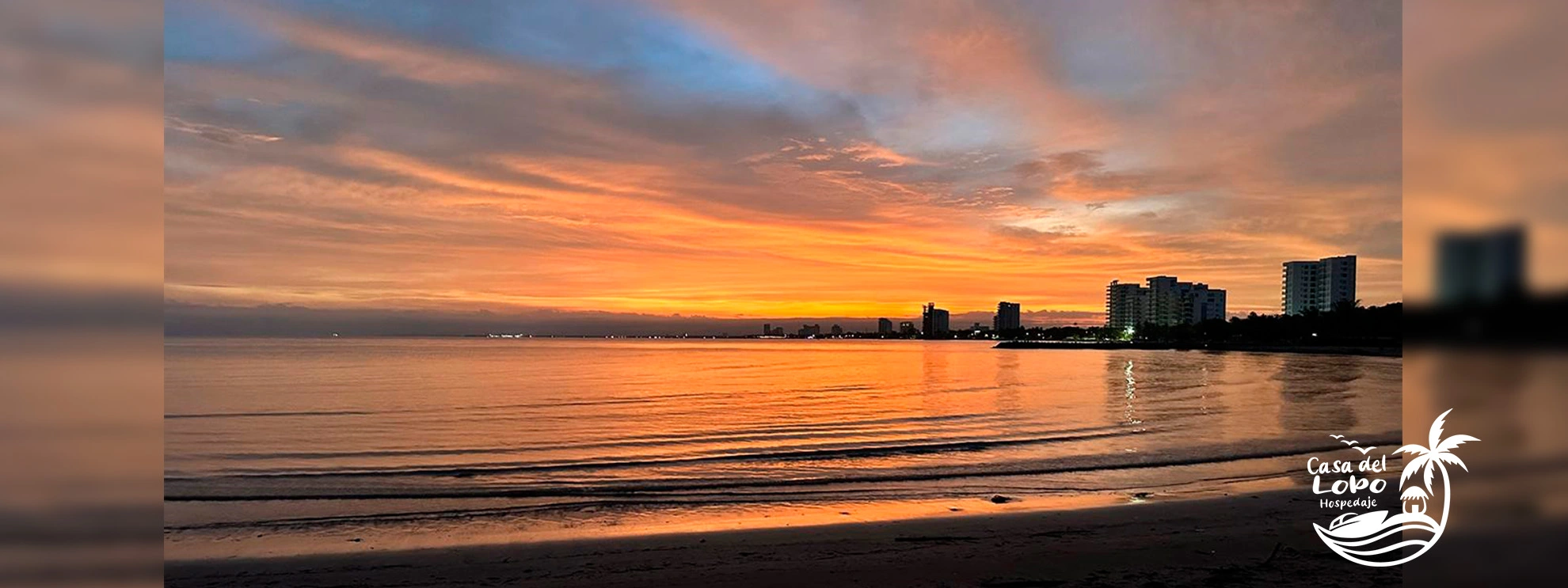 Atardecer en la playa de Coveñas